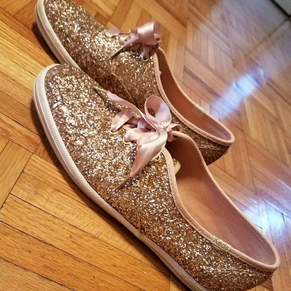 Kate Spade rose gold shoes